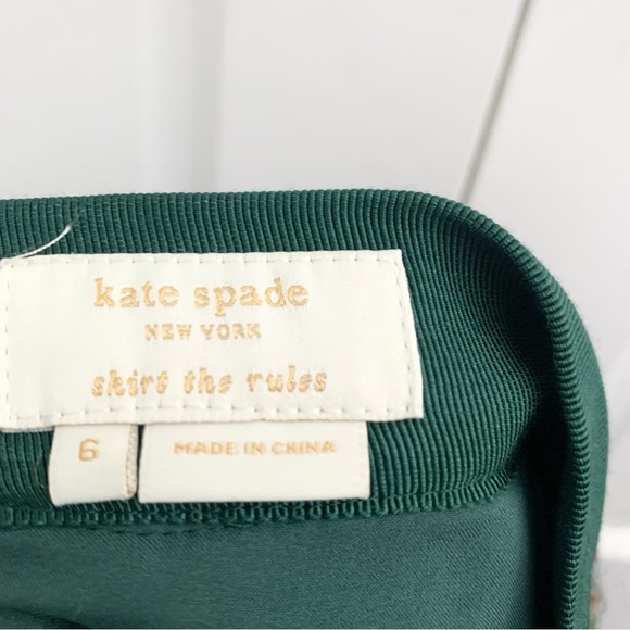Kate Spade Green Tweed Skirt - Picture 10 of 10